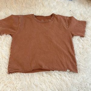 T&B crop top hardly work L